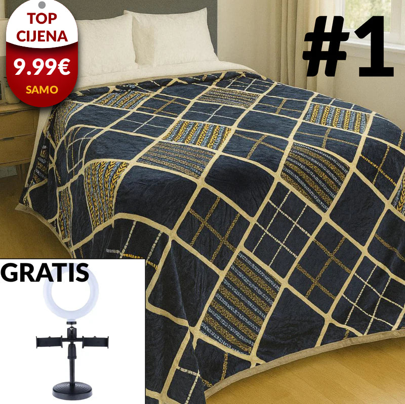 Super soft deke - 200X230cm+GRATIS LED PRSTEN