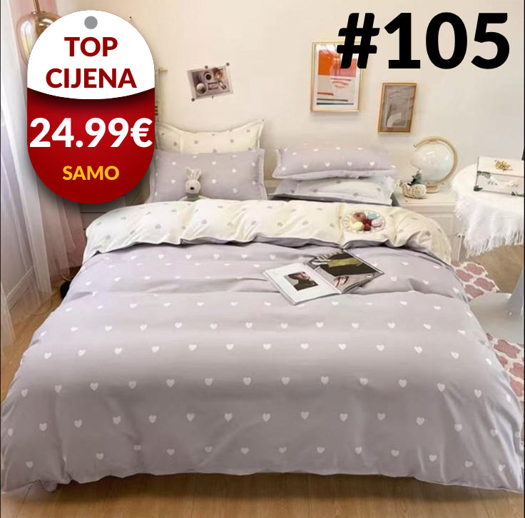 6-dijelni set posteljine + GRATIS POKLON