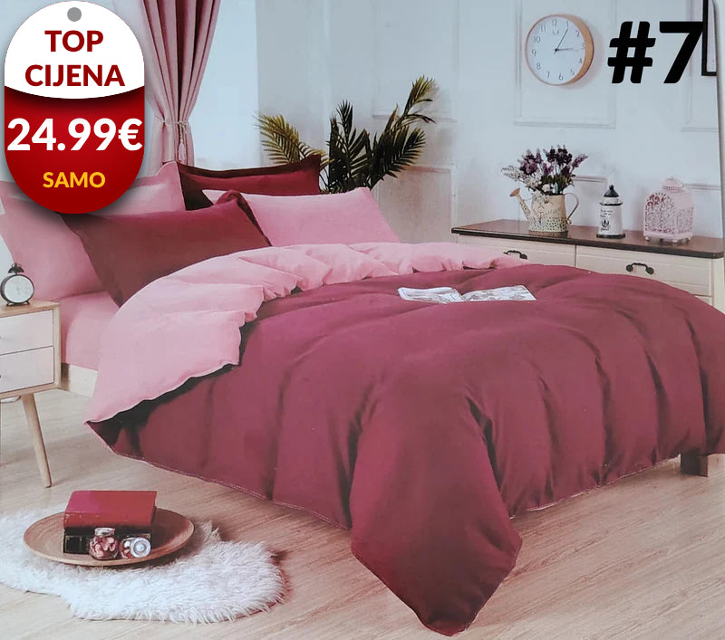 6-dijelni set posteljine + GRATIS plahta ili deka