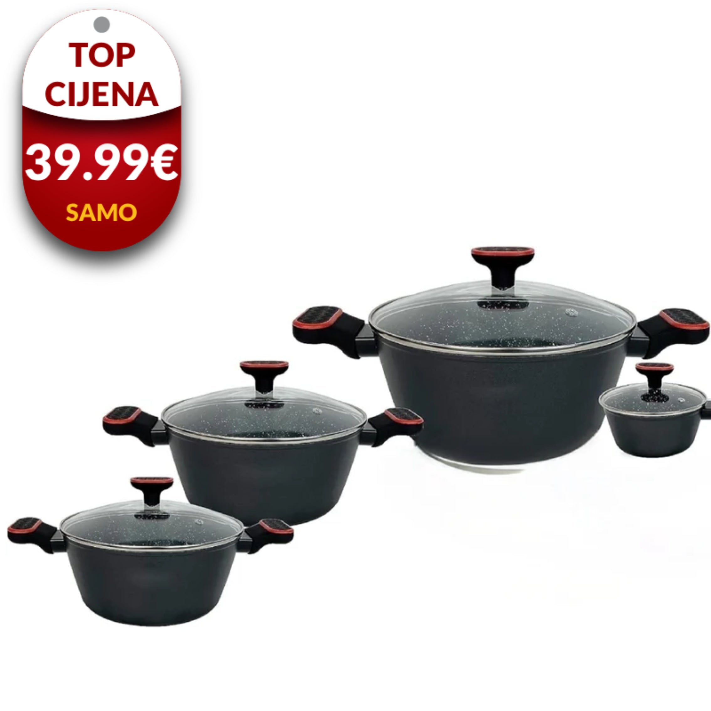 8-dijelni set lonaca