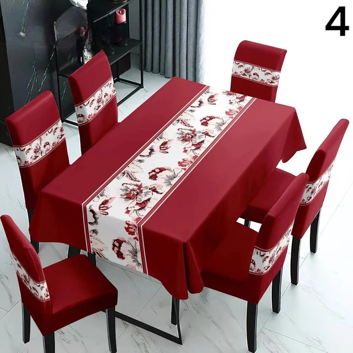 Stolnjak+6 navlaka za stolce
