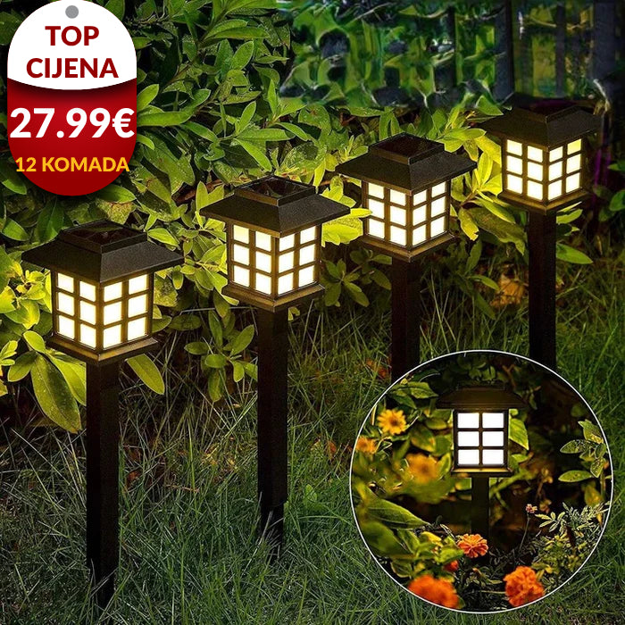 Solarne Vrtne Lampe 6 komada Novi Modeli