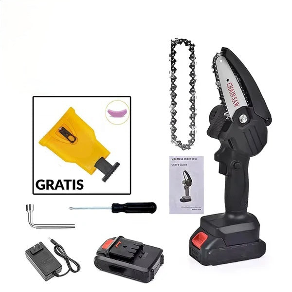 Jednoručna Aku pila 24V + GRATIS Oštrač Lanca