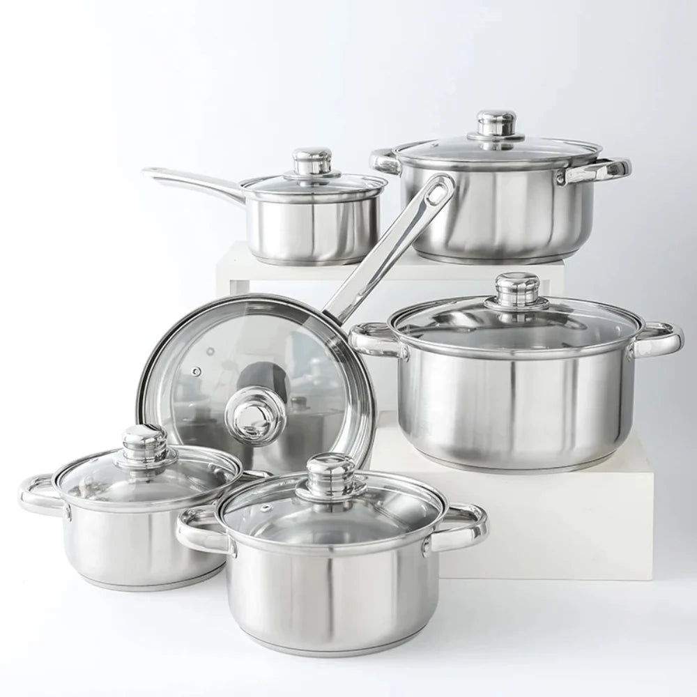 12-Dijelni set inox lonaca+GRATIS Satara