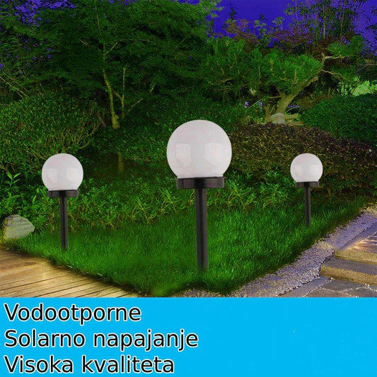 Okrugle Vrtne Lampe - 6/12 komada - EuroShop