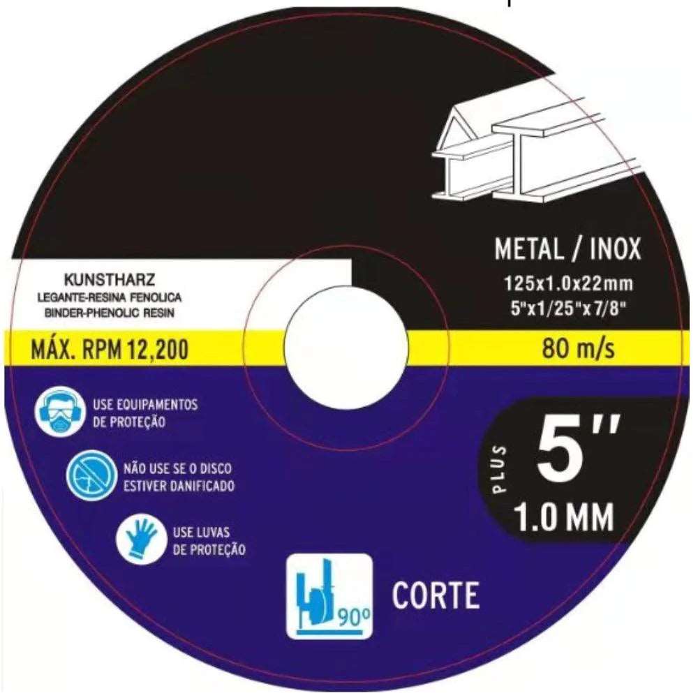 Rezne Ploče za metal – 50 komada 125 mm